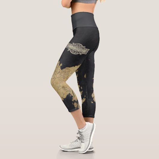 Karte von Westeros Capri Leggings (Links)