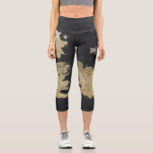 Karte von Westeros Capri Leggings (Vorderseite)