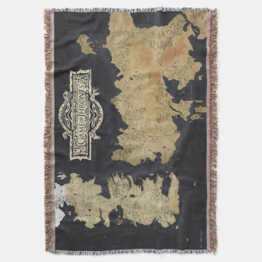 Karte von Westeros Decke (Vorderseite Vertikal)