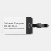 Karte von Westeros Gepäckanhänger (Rückseite horizontal)