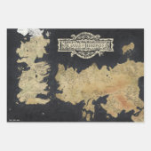 Karte von Westeros Geschenkpapier Set (Vorderseite 2)