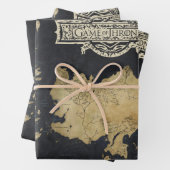 Karte von Westeros Geschenkpapier Set (Beispiel)