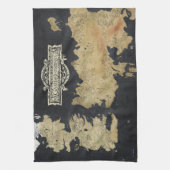 Karte von Westeros Geschirrtuch (Vertikal)