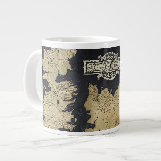Karte von Westeros Jumbo-Tasse (Vorderseite Links)