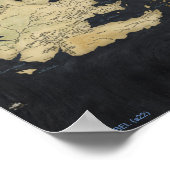 Karte von Westeros Poster (Ecke)