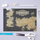 Karte von Westeros Seidenpapier (Handwerk)