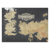 Karte von Westeros Tischdecke (Vorderseite (Horizontal))