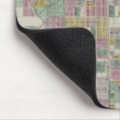 Karte von Wichita, Kansas Mousepad (Ecke)