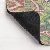 Karte von Wien Mousepad (Ecke)