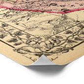 Karte von Winfield, West Virginia Poster (Ecke)