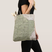 Karte von Wright County, Minnesota Tasche (Von Nahem)