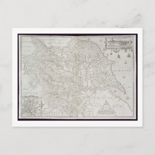 Karte von Yorkshire, eingraviert von William Web,