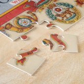 Karte von Yorkshire: Westreiten Puzzle (Seite)