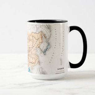 Karte von Zeit Asiens von Kublai Khan Tasse