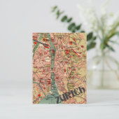 Karte von Zürich (Stehend Vorderseite)