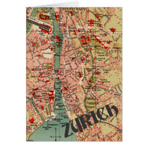 Karte von Zürich
