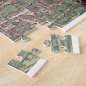 Karte von Zürich, von "Civitates Orbis Terrarum" Puzzle (Seite)