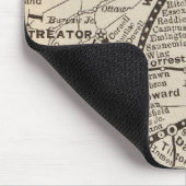 Karte Wabash Bahn Mousepad (Ecke)