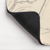 Karte, während der Uruguay Top 2 Mousepad (Ecke)
