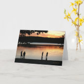 Karte Walden Teich-"des Serene Western-Himmels" (Gelbe Blume)