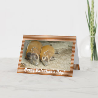 Karte warthog das day_ des Valentinsgrußes