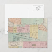 Karte Waseca, Minnesota (Vorne/Hinten)