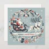 Karte, Weihnachtseinladung Einladung (Vorne/Hinten)