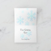 Karte - Weihnachtssiamesische Katzen (Innenseite)