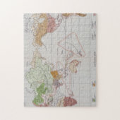 Karte, welche die Sprachen der Welt zeigt Puzzle (Vertikal)