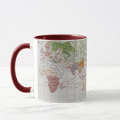 Karte, welche die Sprachen der Welt zeigt Tasse (Links)