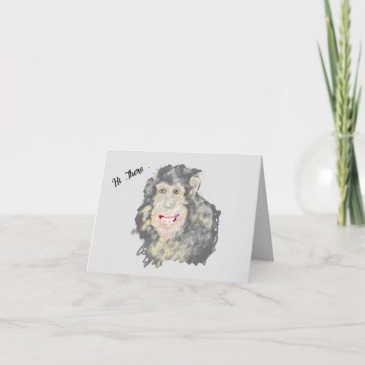 Karte : Welt des Schimpansen (Vorderseite)