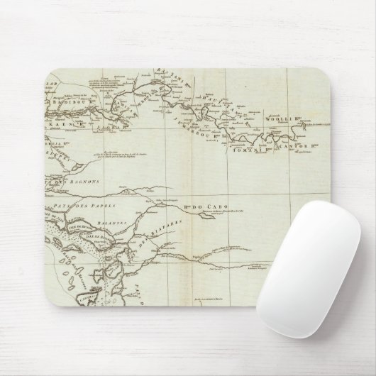 Karte Westafrikas Mousepad (Mit Mouse)
