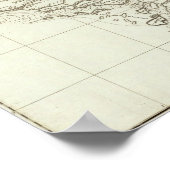 Karte Westafrikas Poster (Ecke)