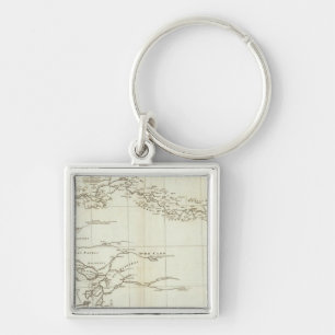 Karte Westafrikas Schlüsselanhänger