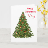 Karte wünscht Ihrer Familie frohe Weihnachten (Gelbe Blume)