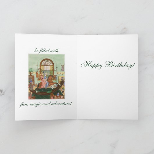 Karte "Zeit zum Vortäuschen" (Innenseite)