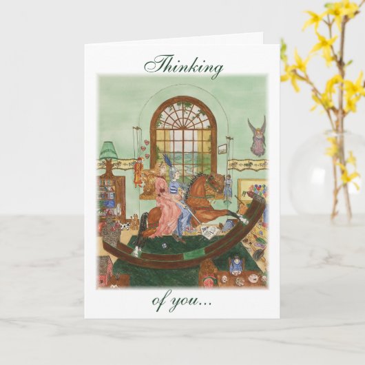 Karte "Zeit zum Vortäuschen" (Gelbe Blume)