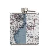 KARTE: ZIVILER KRIEG, 1861 FLACHMANN (Rückseite)