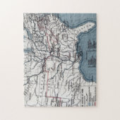 KARTE: ZIVILER KRIEG, 1861 PUZZLE (Vertikal)