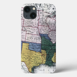 KARTE: ZIVILER Krieg, 1864 iPhone 13 Hülle