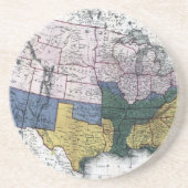 KARTE: ZIVILER KRIEG, 1864 GETRÄNKEUNTERSETZER (Vorne)