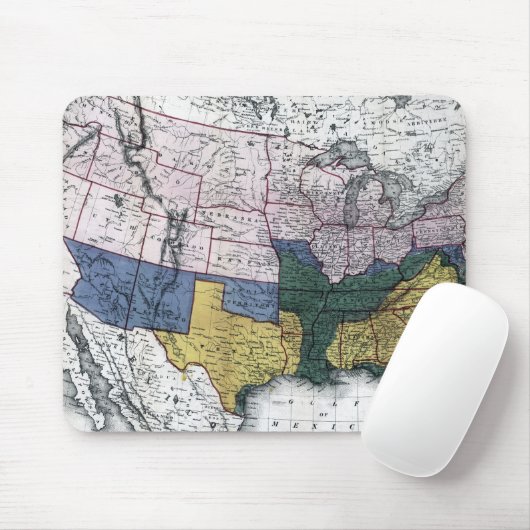KARTE: ZIVILER KRIEG, 1864 MOUSEPAD (Mit Mouse)