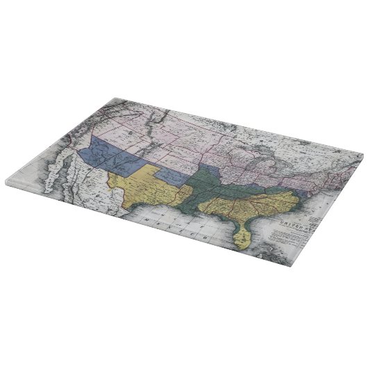 KARTE: ZIVILER KRIEG, 1864 SCHNEIDEBRETT (Ecke)