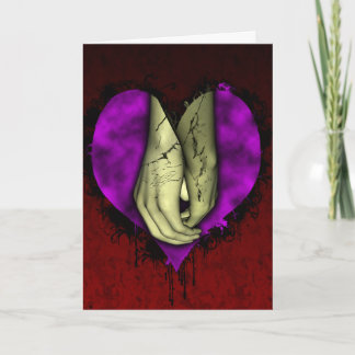 Karte Zombie-Liebegotische Valentines Tages