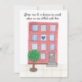 Karte "Zuhause kann ein Himmel auf Erden sein" (Vorderseite)