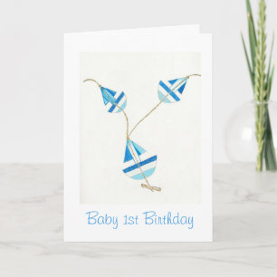 Karte zum 1. Geburtstag des Babys