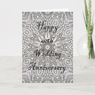 Karte zum 60. Hochzeitstag