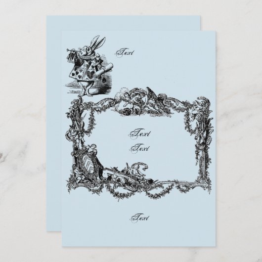 Karte zum Gestalten – Card to design yourself (Vorne/Hinten)