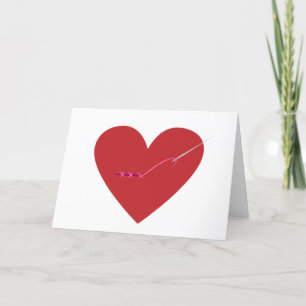 Karte zur Heilung eines gebrochenen Herzens