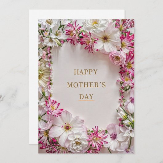 Karte zur Mama (Vorne/Hinten)